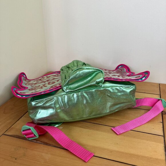 American Girl Flutter Wings Butterfly Back Pack WellieWishers Doll Carrier Green - Picture 8 of 11